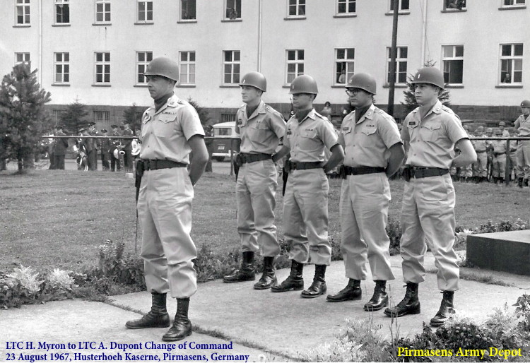 Commander of Troops and Staff, Dupont COC, 23 August 1967, Pirmasens Army Depot