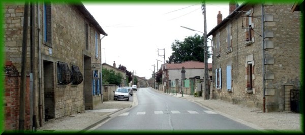 Main Street, Vassincourt, France, June 2007