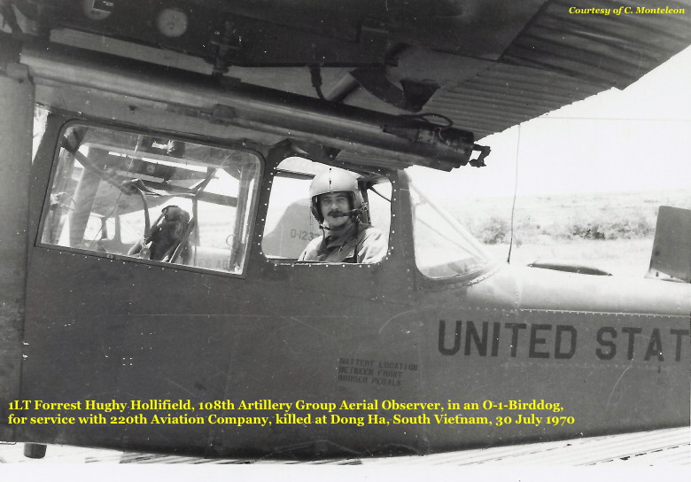 1LT Forrest H. Hollifield, AO, 108th Arty Gp, 1970