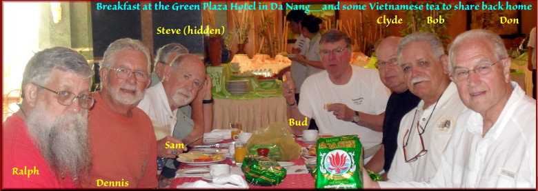 Leisurely breakfast at the Green Plaza Hotel, Da Nang