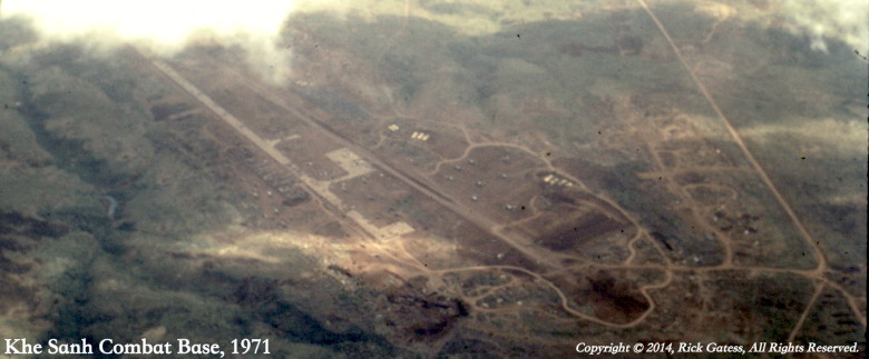 Aerial view of Khe Sanh Combat Base, 1971