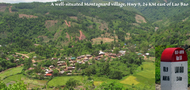 another isolated Montagnard village 24 KM east of Lao Bao