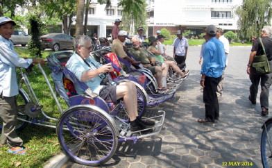 Vietnam Battlefield Tours, rickshaw tour of Hue