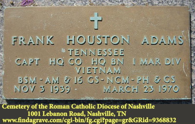 Aerial Observer Captain Frank Houston Adams lands Birddog after pilot killed