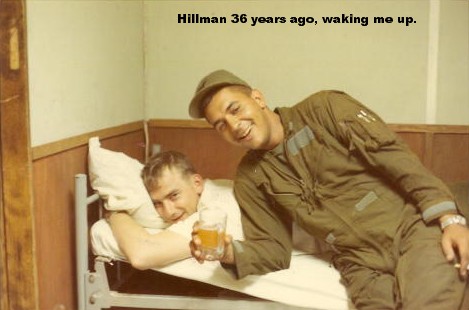 Hillman 36 years ago, waking me up.