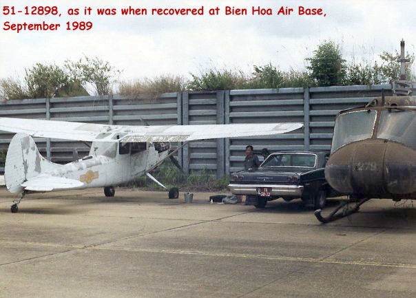 51-12898, when recovered from Bien Hoa Air Base, 1989