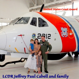 LCDR Jeffrey Paul Cabell and family, USCG