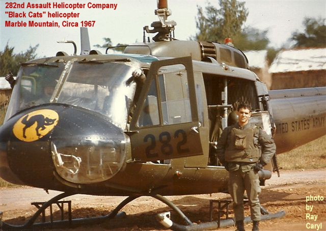 282nd Assault Helicopter Company, Black Cats helicopter, circa 1967
