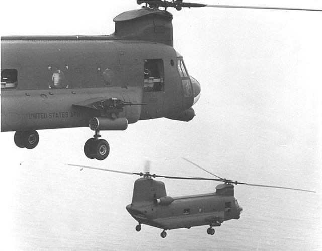 CH-47 in the air
