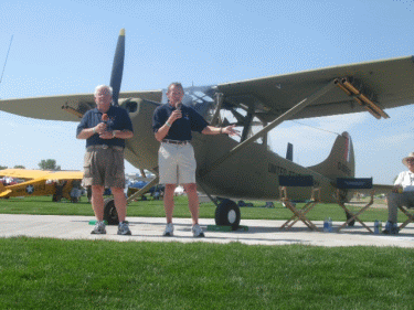 Catkillers Doc Clement and Charlesd Finch, EAA Airventure Oshkosh  July 2012