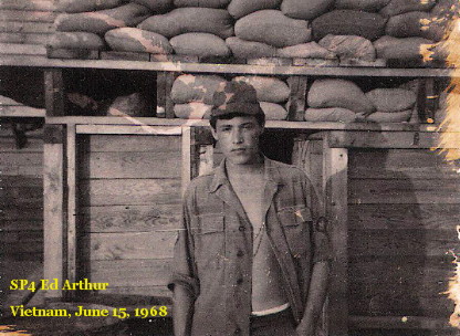 Ed Arthur in Vietnam, June 1968
