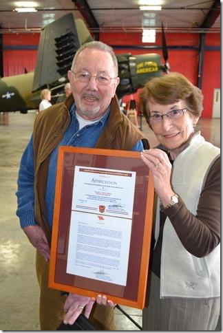 Donald Eugene and Ellie Wilson, Heritage Flight Museum, 7 November 2017