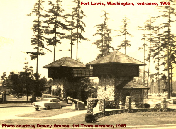 Fort Lewis entrance, 1965