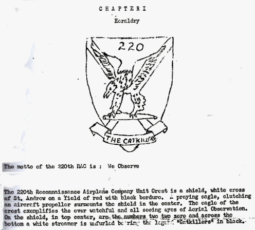 1971 Unit Heraldry pages taken from National Archive files, read carefully