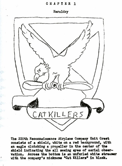 Unit Heraldry, page 1, from the National Archives for 1967, 1968 and 1969