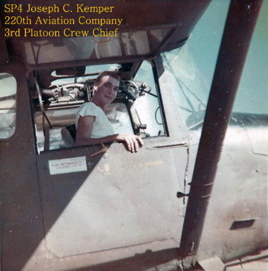 SP4 Joseph C. Kemper, Crew Chief, 3rd Platoon