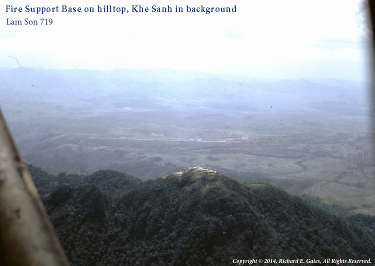 Khe Sanh Airfield during Operation Lam Son 719, 1971