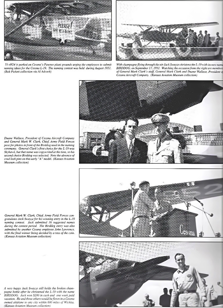 page 18 abstract: THE LOVEABLE ONE-NINER, The Complete History of the Cessna L-19 Birddog