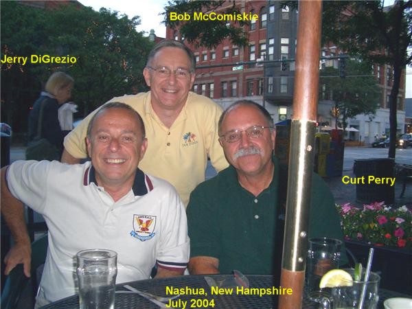 Jerry DiGrezio, Bob McComiskie, and Curt Perry