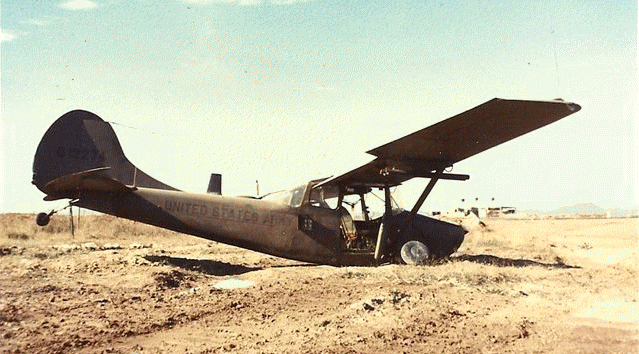 Ray Caryl, Birddog crash, Spring 1968