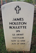 SP5 James Houston Roulette, KIA June 27, 1968