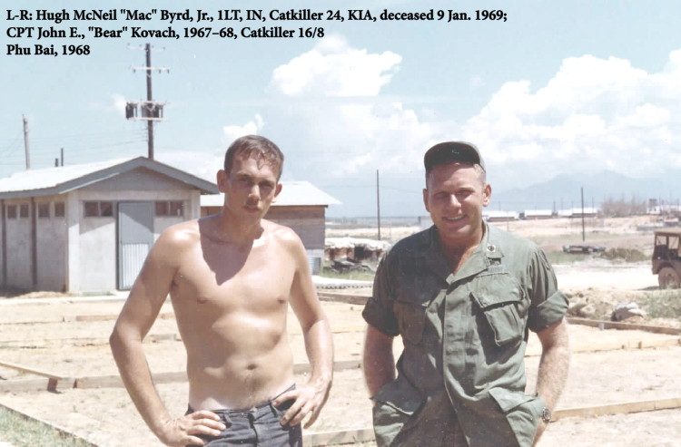 CPT Mac Byrd and CPT John Kovach, 1968