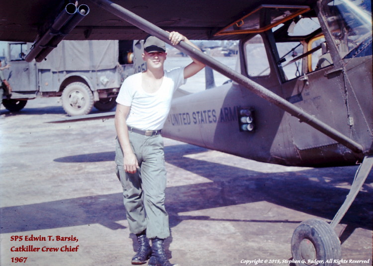 SP5 Edwin Theadore Barsis, Catkiller Crew Chief, 1967