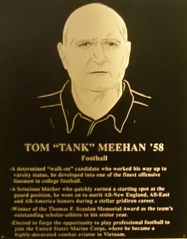 Hall of Fame plaque, Tom Meehan, Boston College 2011