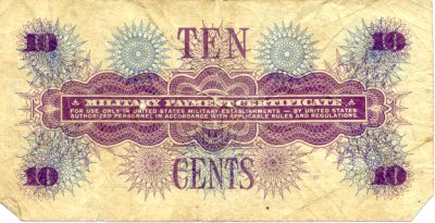 Military script (ten cents)