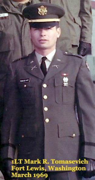 1LT Mark Raymond Tomasevich, March 1969