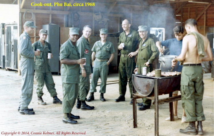 Phu Bai cook-out, circa 1968