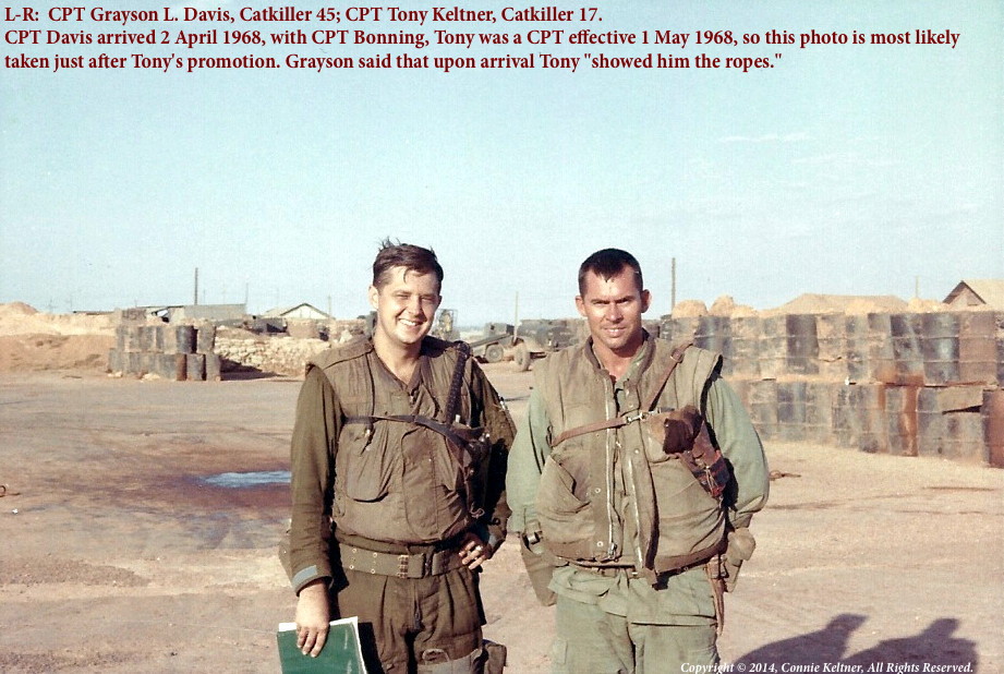 CPT Grayson L. Davis and CPT Tony Keltner