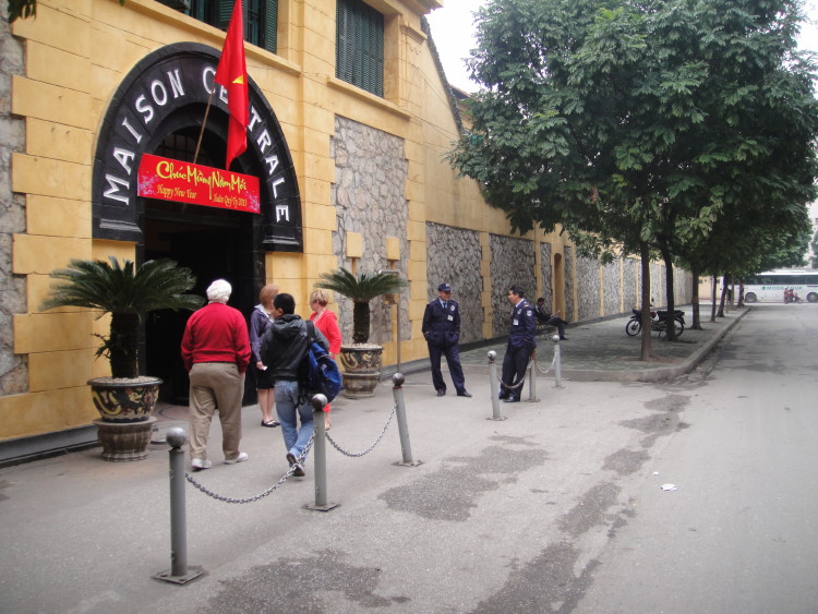 Entrance to Hanoi Hilton prison (not much of it left, somewhat of a disappointment)