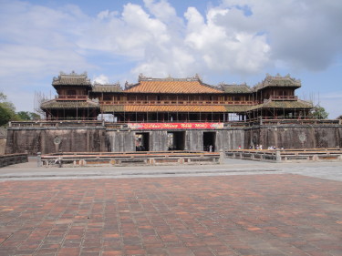 Partially restored Imperial City Palace 