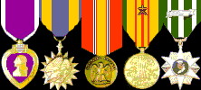 some Vietnam conflict medals