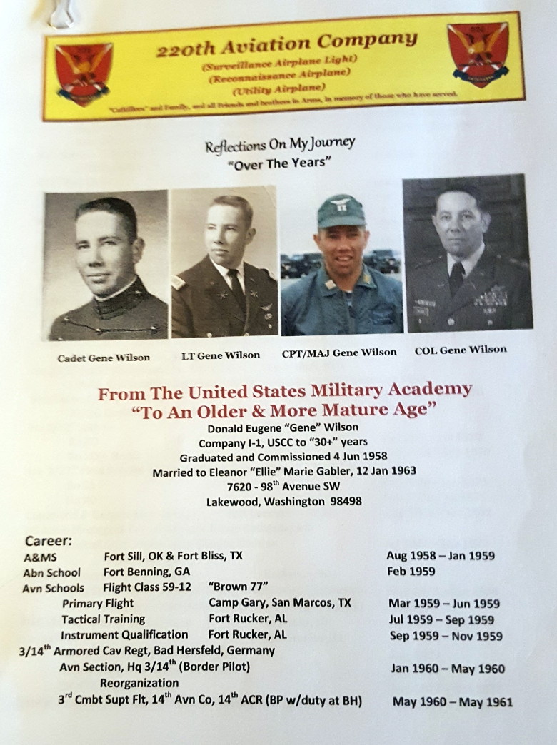 Gene Wilson Memorial Service 18 February 2017