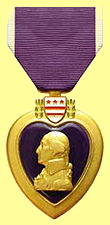 The Purple Heart is a United States military decoration awarded in the name of the President to those who have been wounded or killed while serving on or after April 5, 1917 with the U.S. military The Purple Heart is a United States military decoration awarded in the name of the President to those who have been wounded or killed while serving on or after April 5, 1917 with the U.S. military