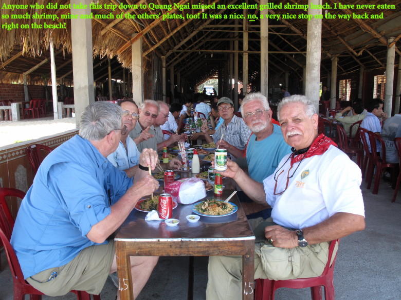 Shrimp lunch, Quang Ngai trip