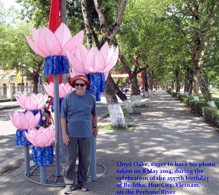 8 May 2014, during a walk along the Perfume River.