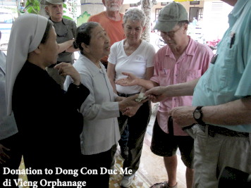 Dong Con Duc Me di Vieng Orphanage, 8 May 2014, during visit