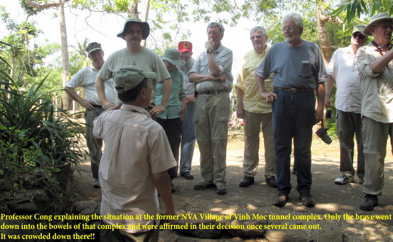 Vietnam Battlefield Tours, Artillery Village of Vinh Moc tunnec complex