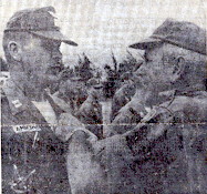 COL Howard B. St Clair, awards the AM to CPT William J. Amberger, 1966 COL Howard B. St Clair, awards the AM to CPT William J. Amberger, 1966
