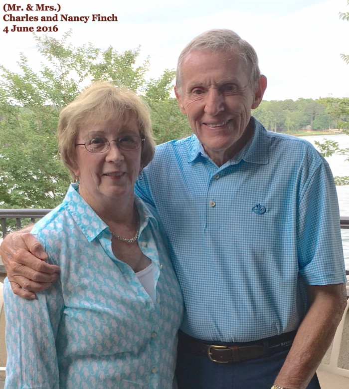 Charles and nancy Finch, 2016