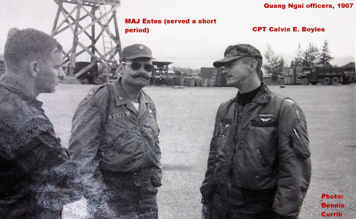 Dennis Currie photo: CPT Boyles, MAJ Estes, 1967