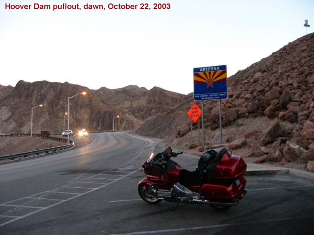 Hoover Dam at dawn