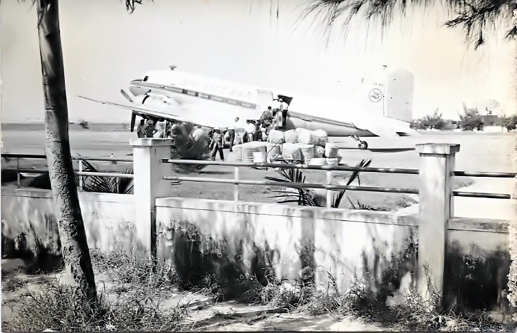 3rd Platoon duty location, east side of Da Nang Airport, circa 1965