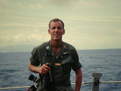 Roger Bounds, on the USS New Jersey