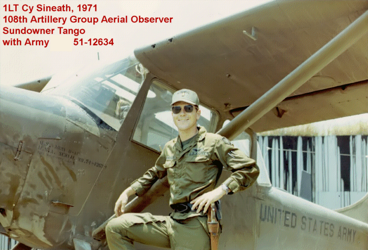 1LT Cy Sineath, 108th Arty Gp AO, 1971