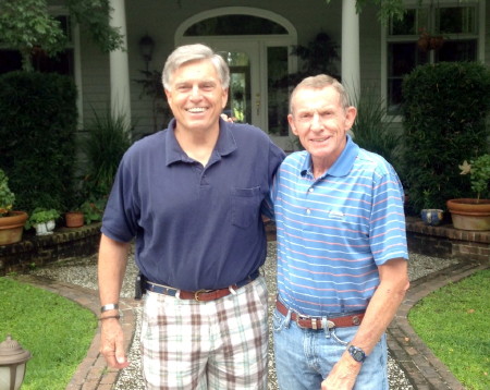 Col (Ret) Landon Thorne, USMC, and Col (Ret) Charles Finch, USA, 2013