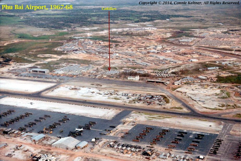 Phu Bai Airfield from above, looking south